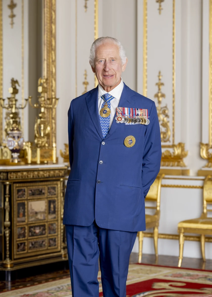 His Majesty King Charles III, official Australian portrait by Millie Pilkington, 2024