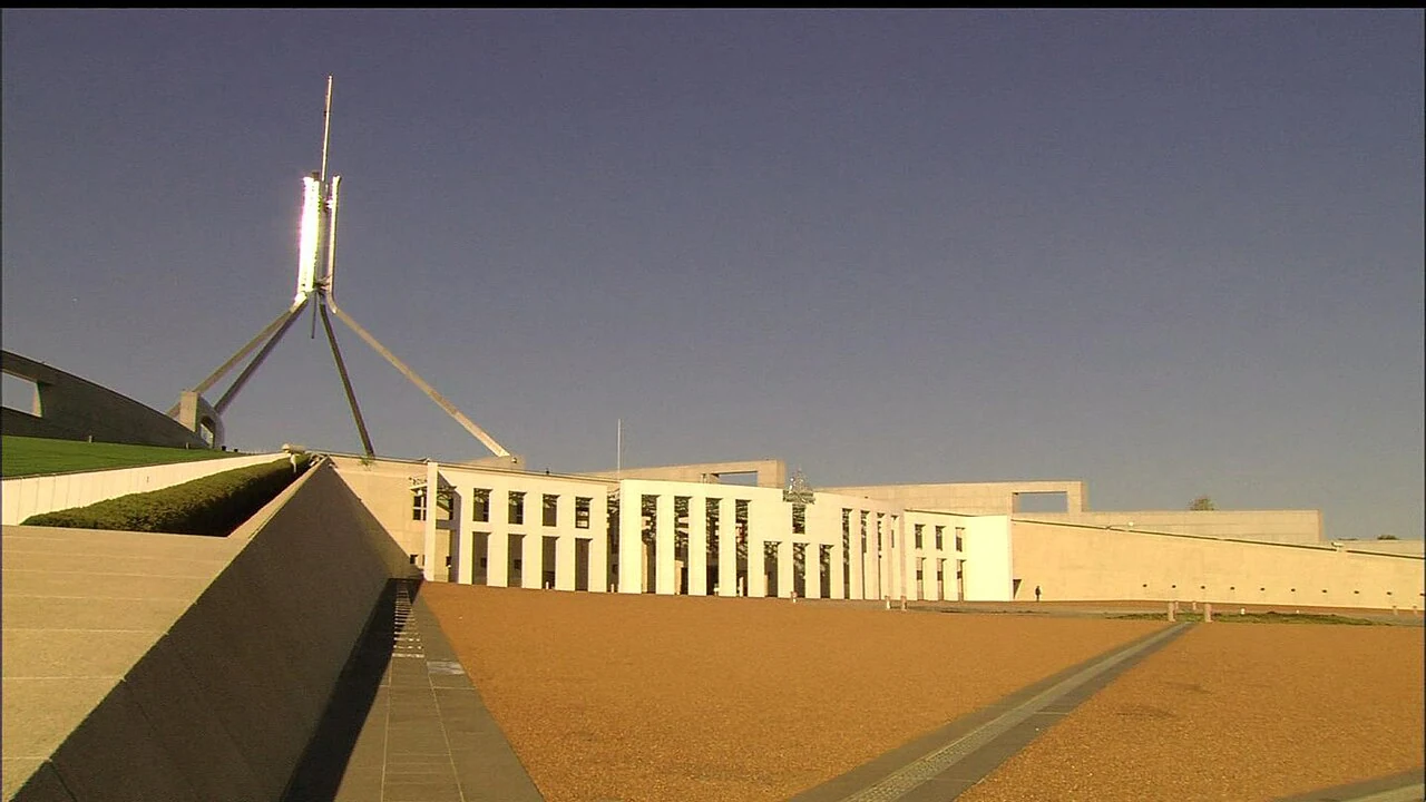 Parliament House in Canberra